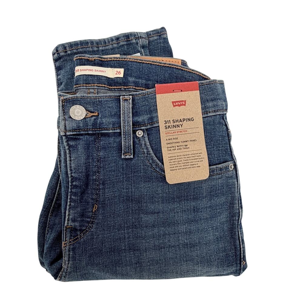 Levi's 311 Shaping Skinny Jeans Size W26 L30 NWT Women's Junior Girl's